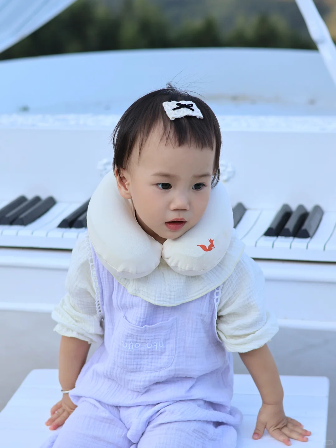 带娃出行的【安全感】是这个护颈枕给的！