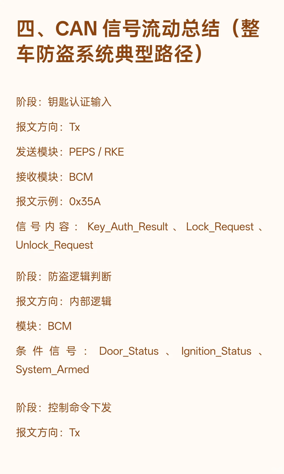 整车防盗系统的底层原理（基于 CAN 通讯）