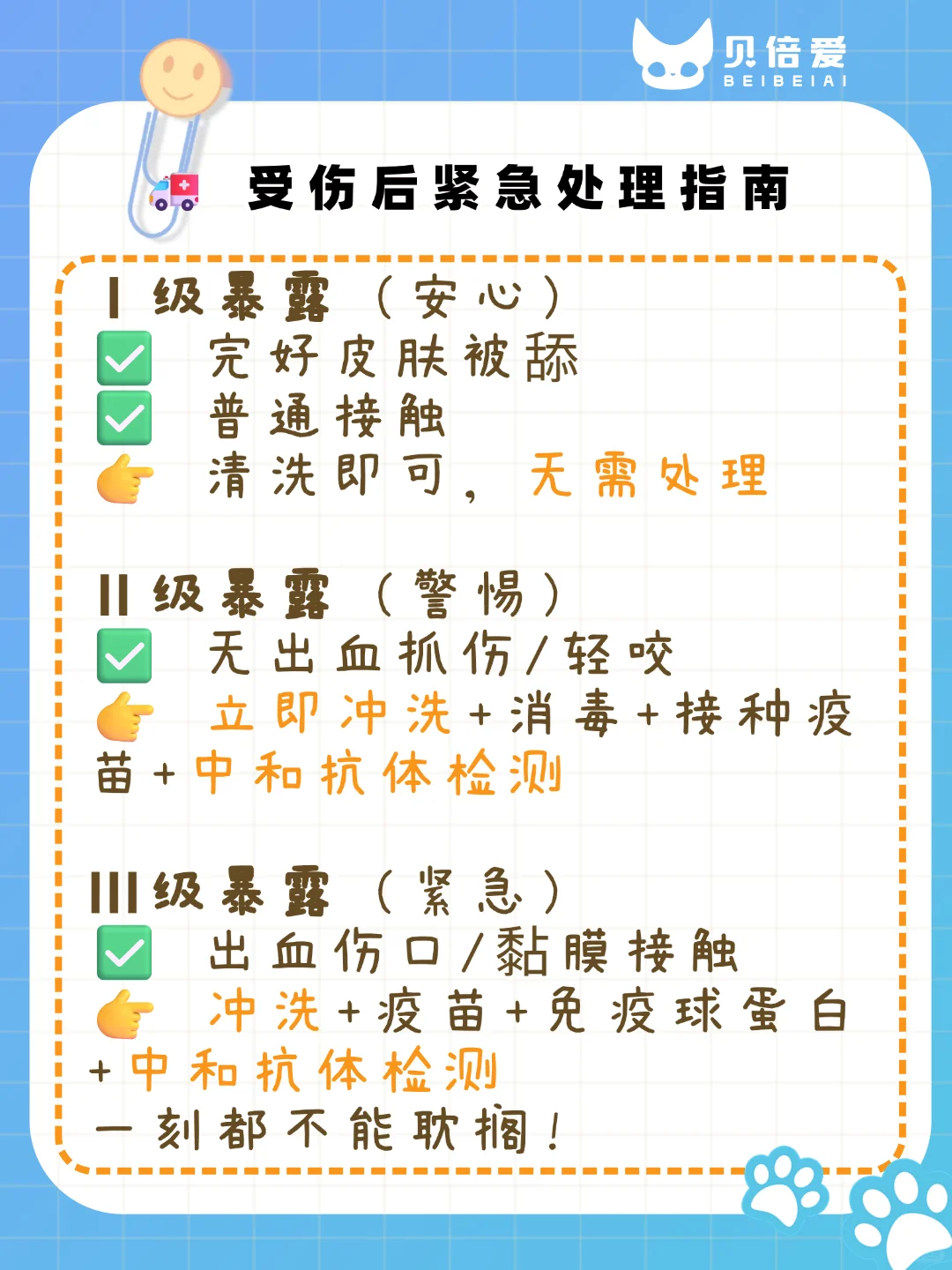 光打疫苗真不够！防狂犬病这些步骤不能少