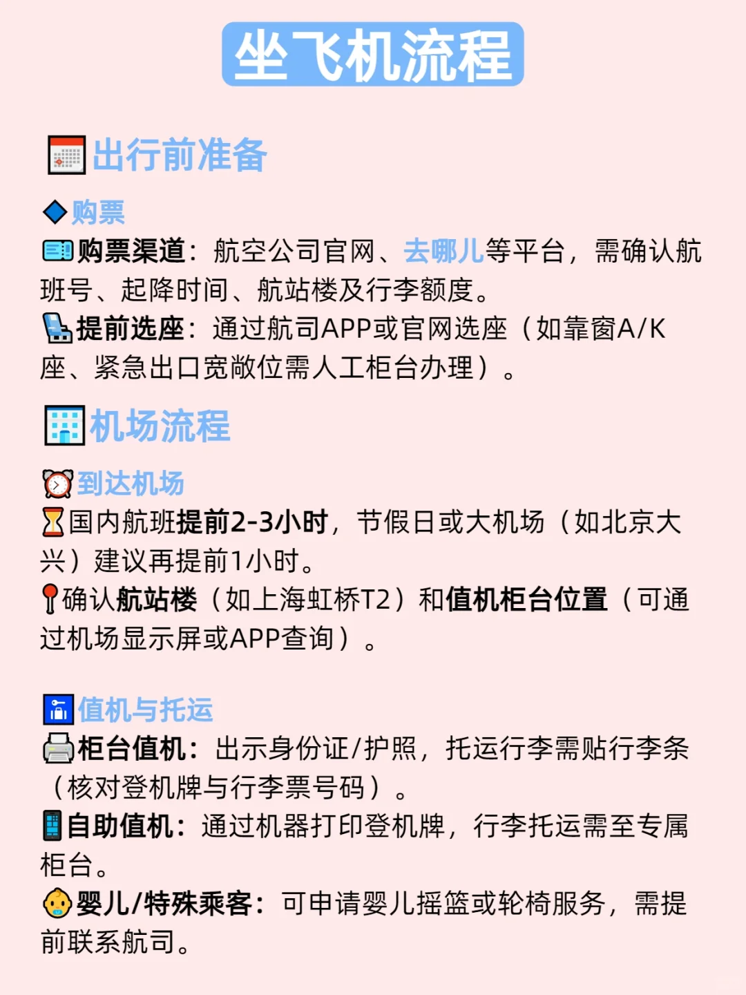 一看就懂坐飞机全流程✈️附低价机票攻略