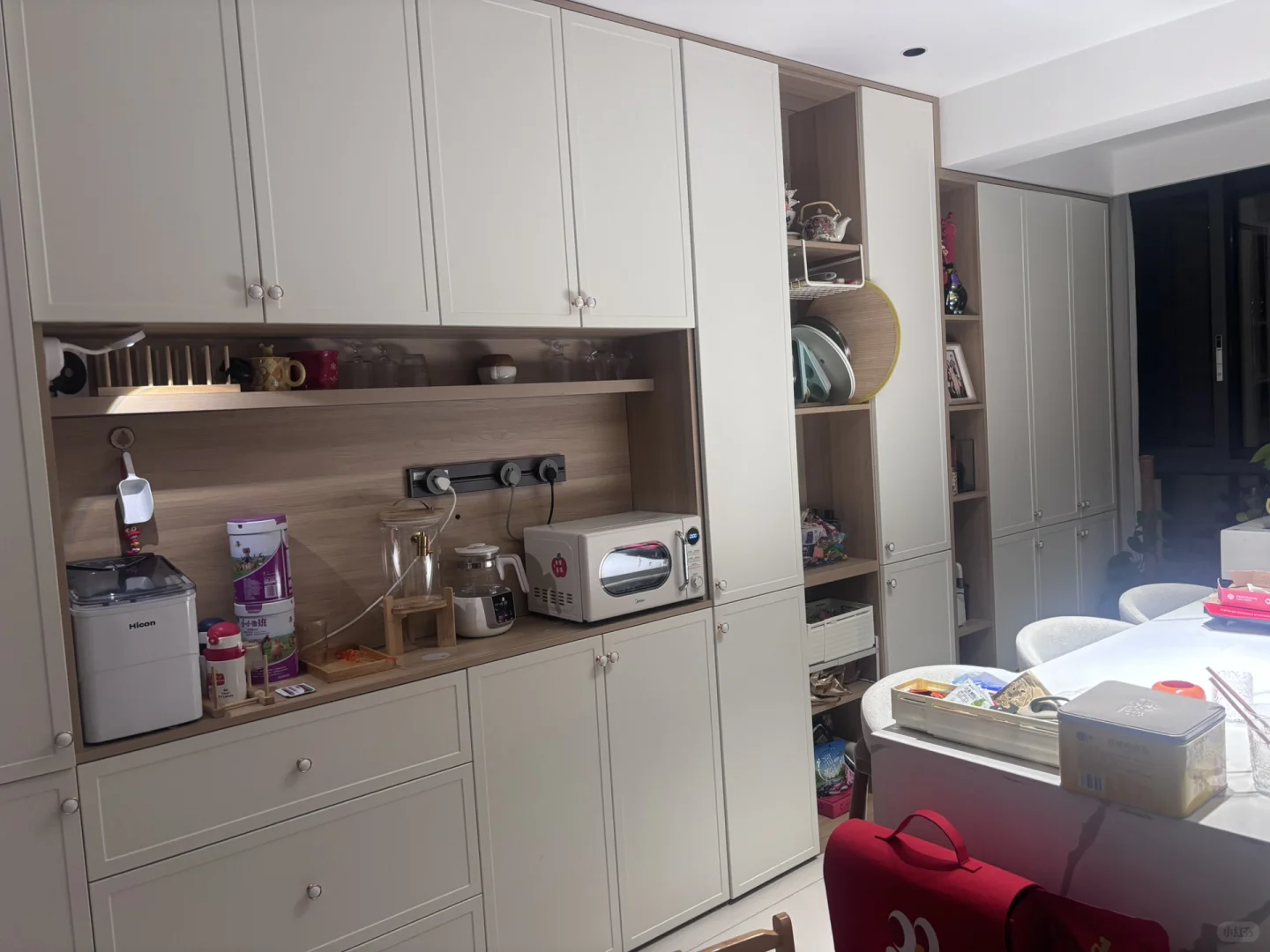 请教我做家务,收纳和整理。