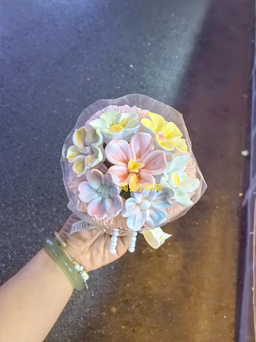 我家的陶瓷花，包花束绝了❗️❗️