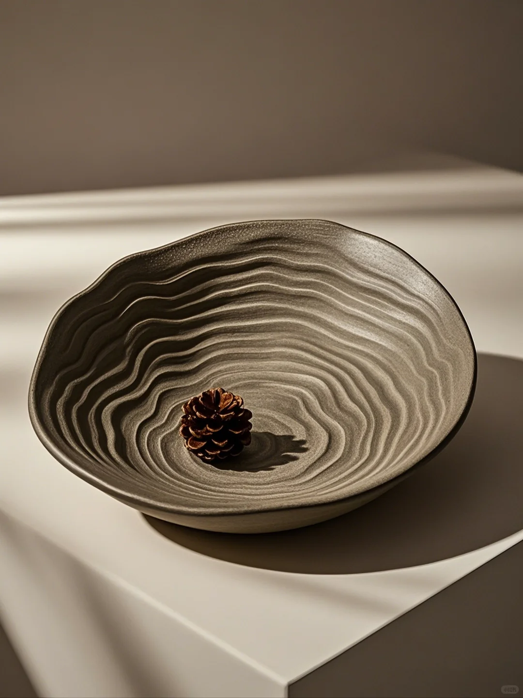 摆盘的高级美学:流动曲线+岩石肌理