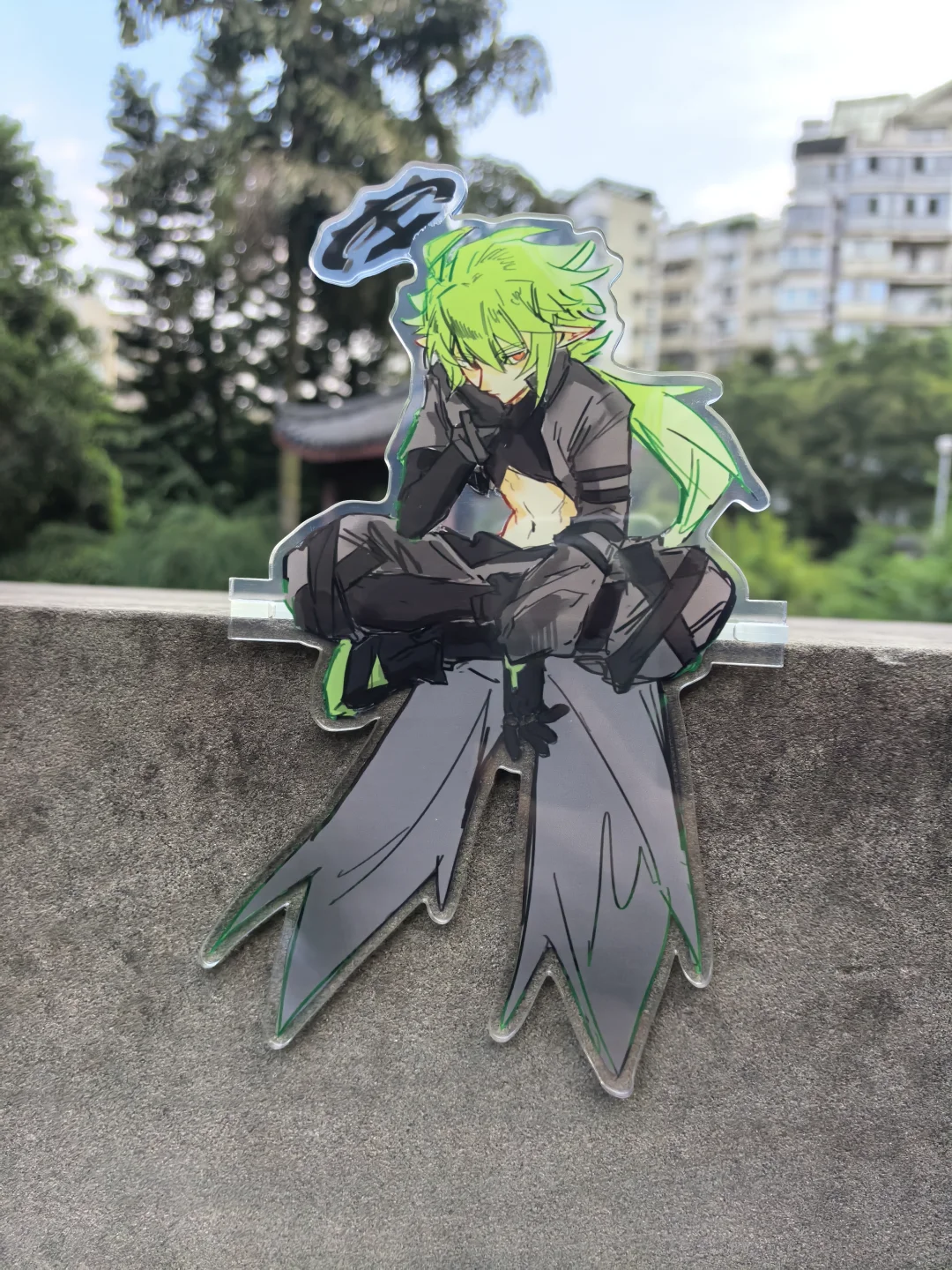 自印的立牌到了