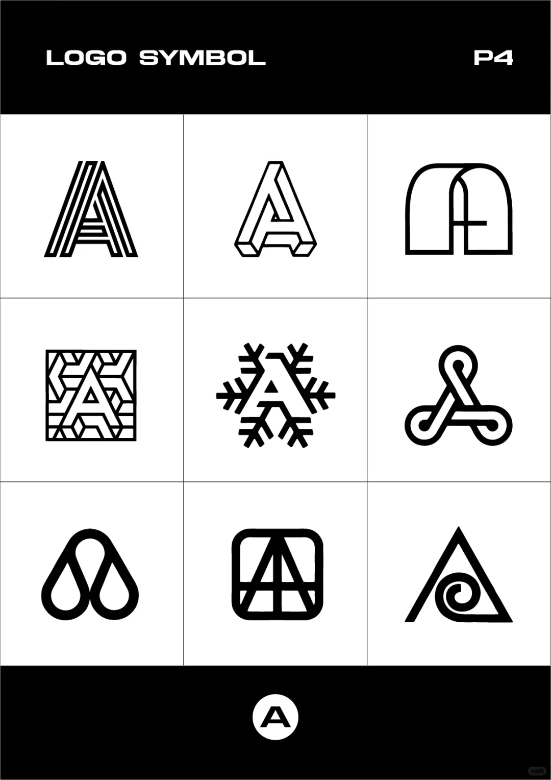 灵感分享｜关于“A”的LOGO设计