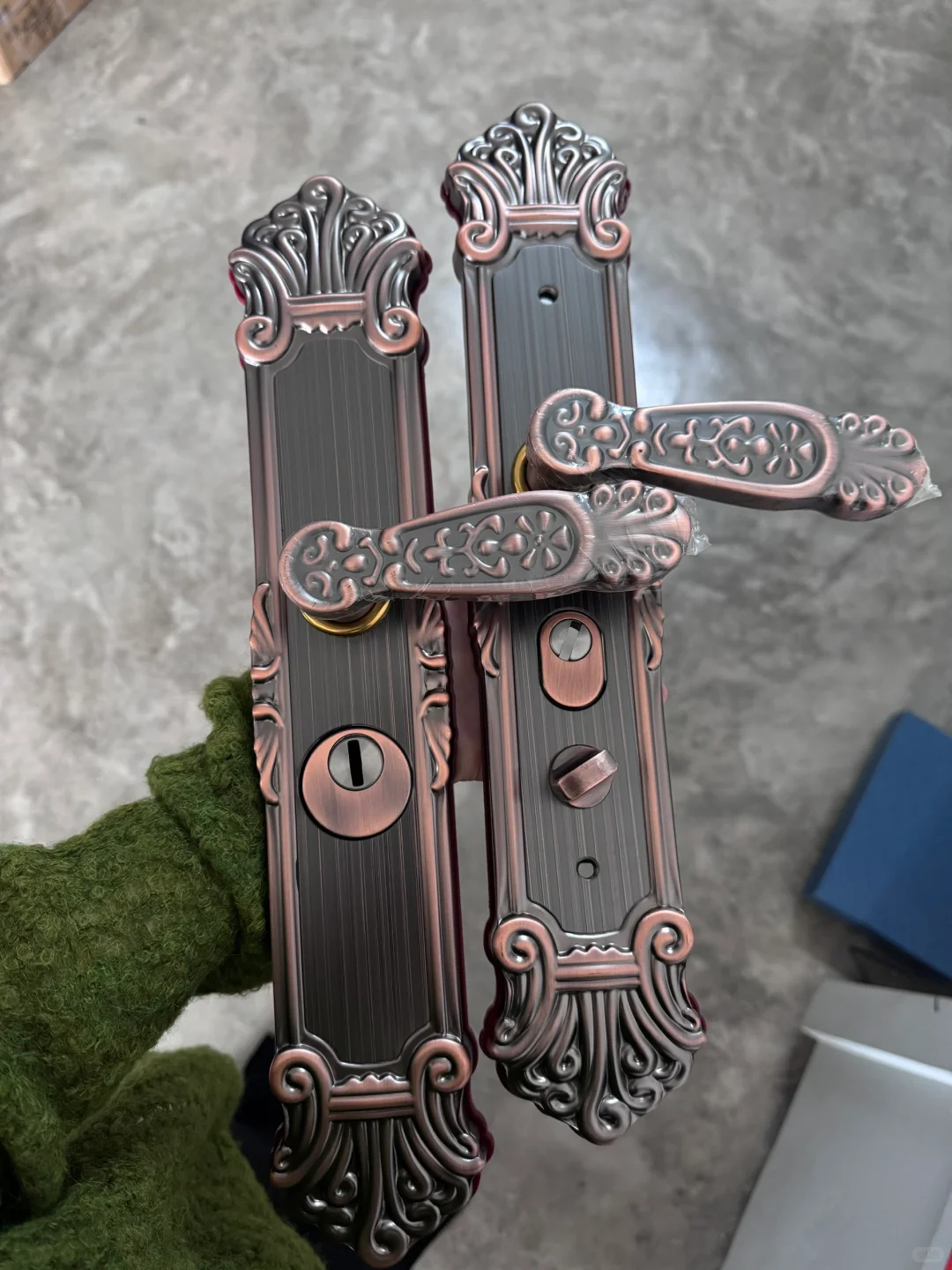 源头锁厂/复古不锈钢防盗门大门锁，机械锁