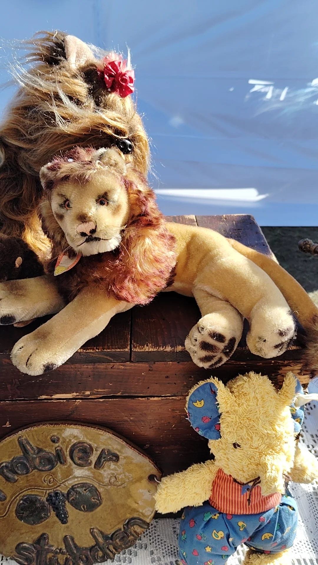 昂贵的古董毛绒玩具