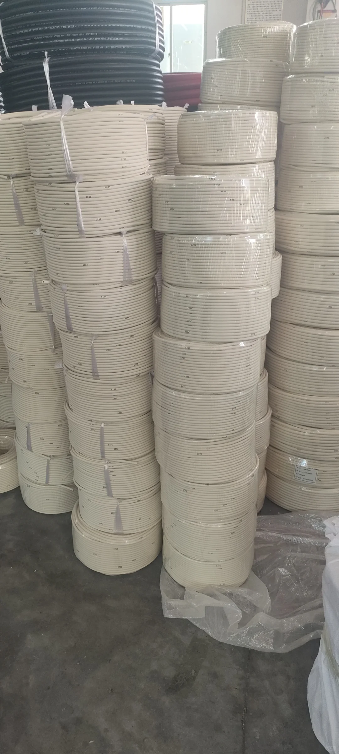 耐高温耐热白色单层三元乙丙橡胶管EPDM管