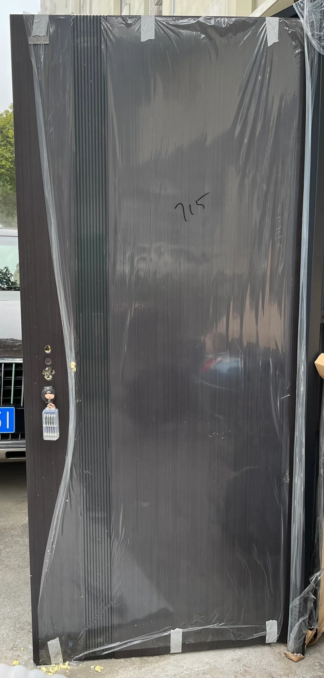 入户门来了，终于找到机械锁的