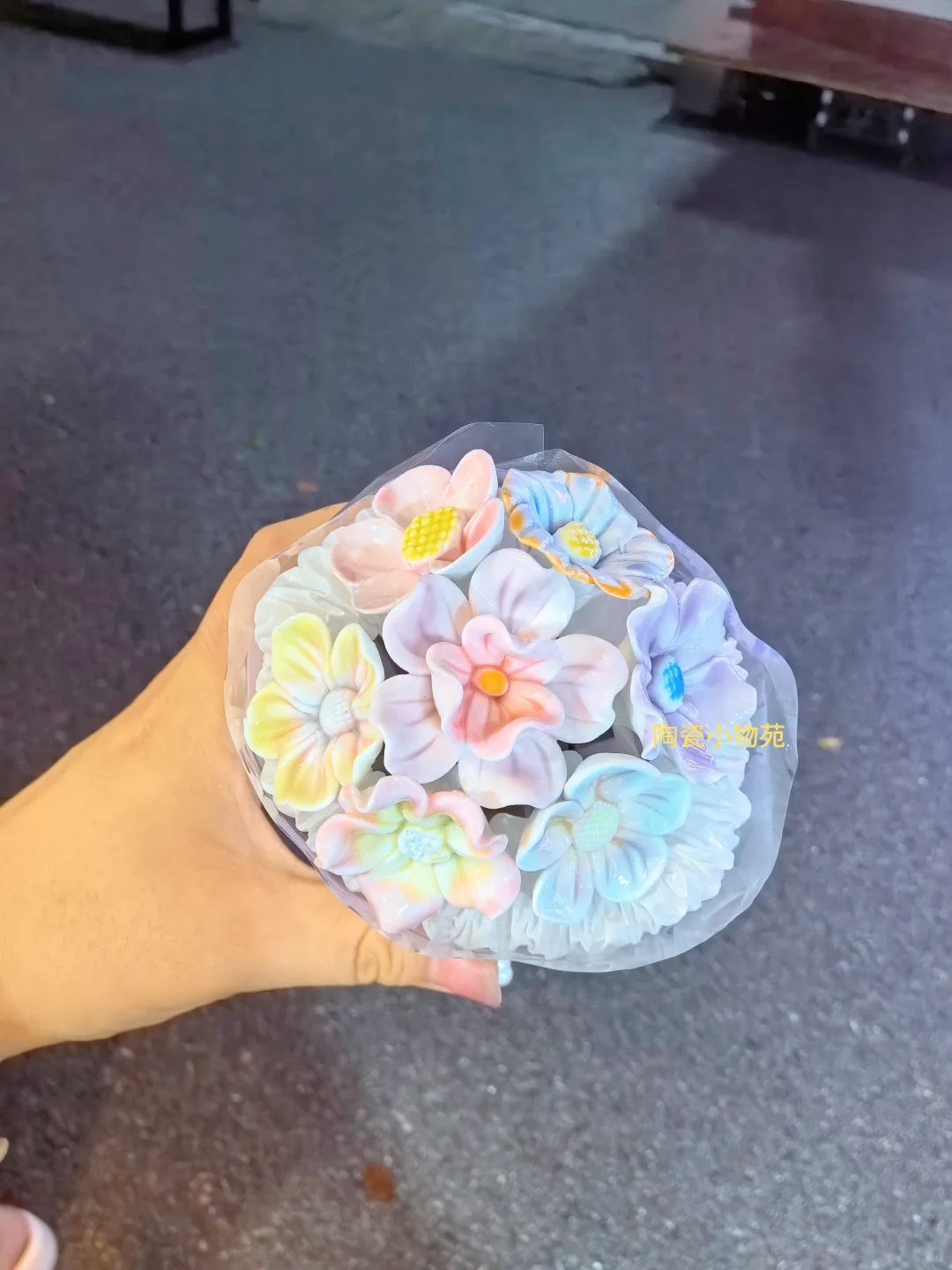 我家的陶瓷花，包花束绝了❗️❗️