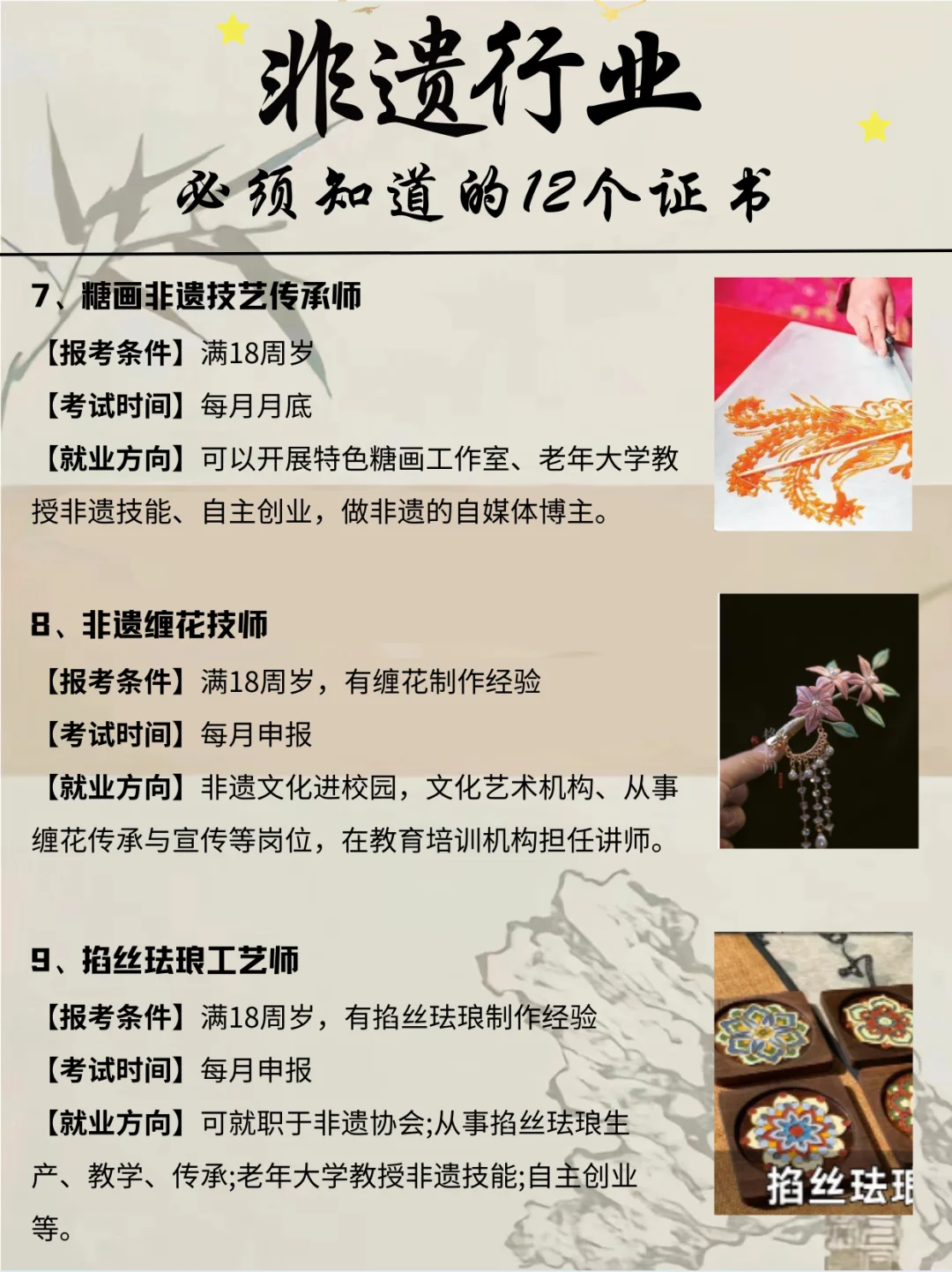 非遗爱好者别错过!这1️⃣2️⃣个专项非遗