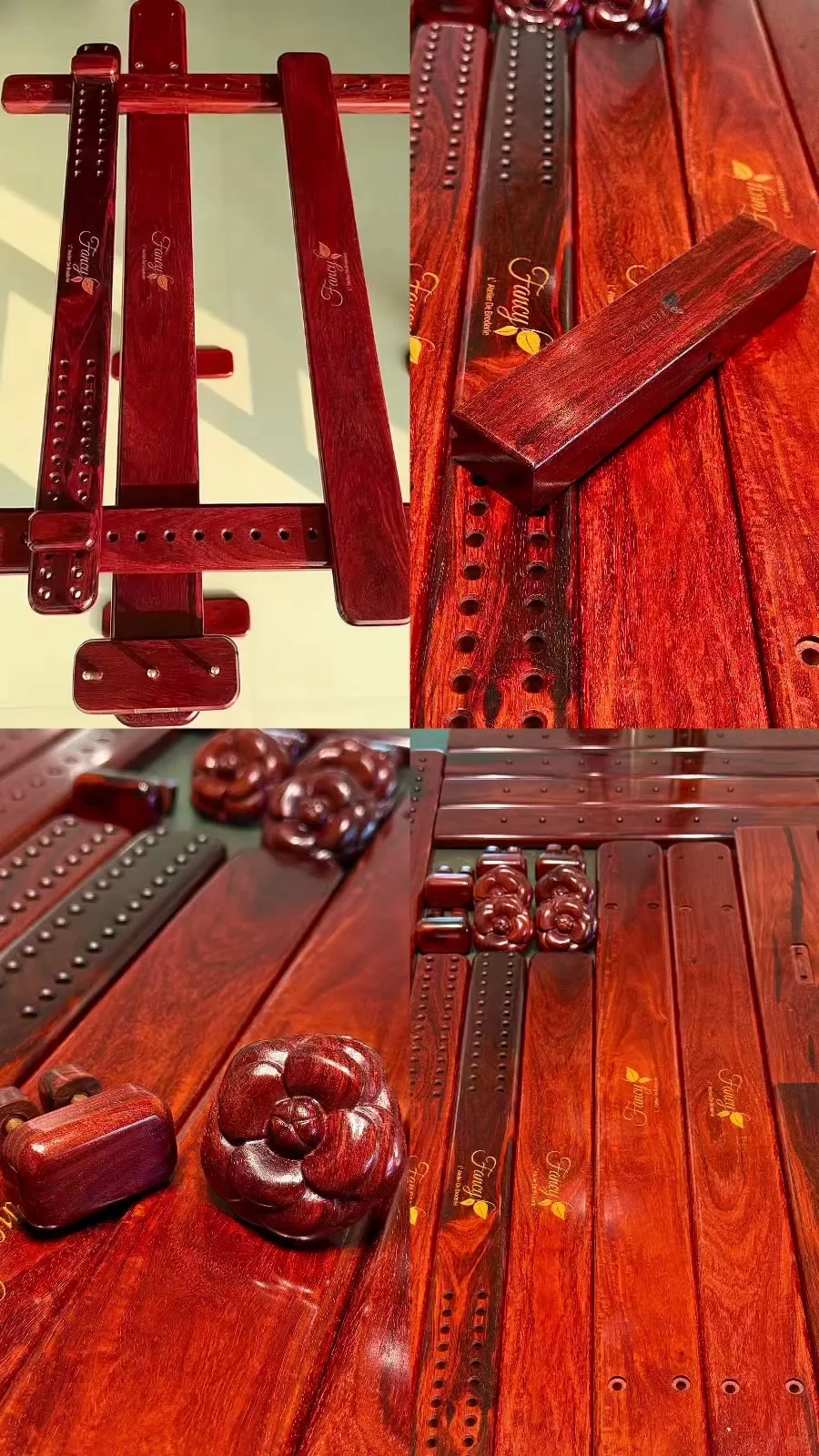 法绣工具鉴赏|珍藏级红木印度小叶紫檀