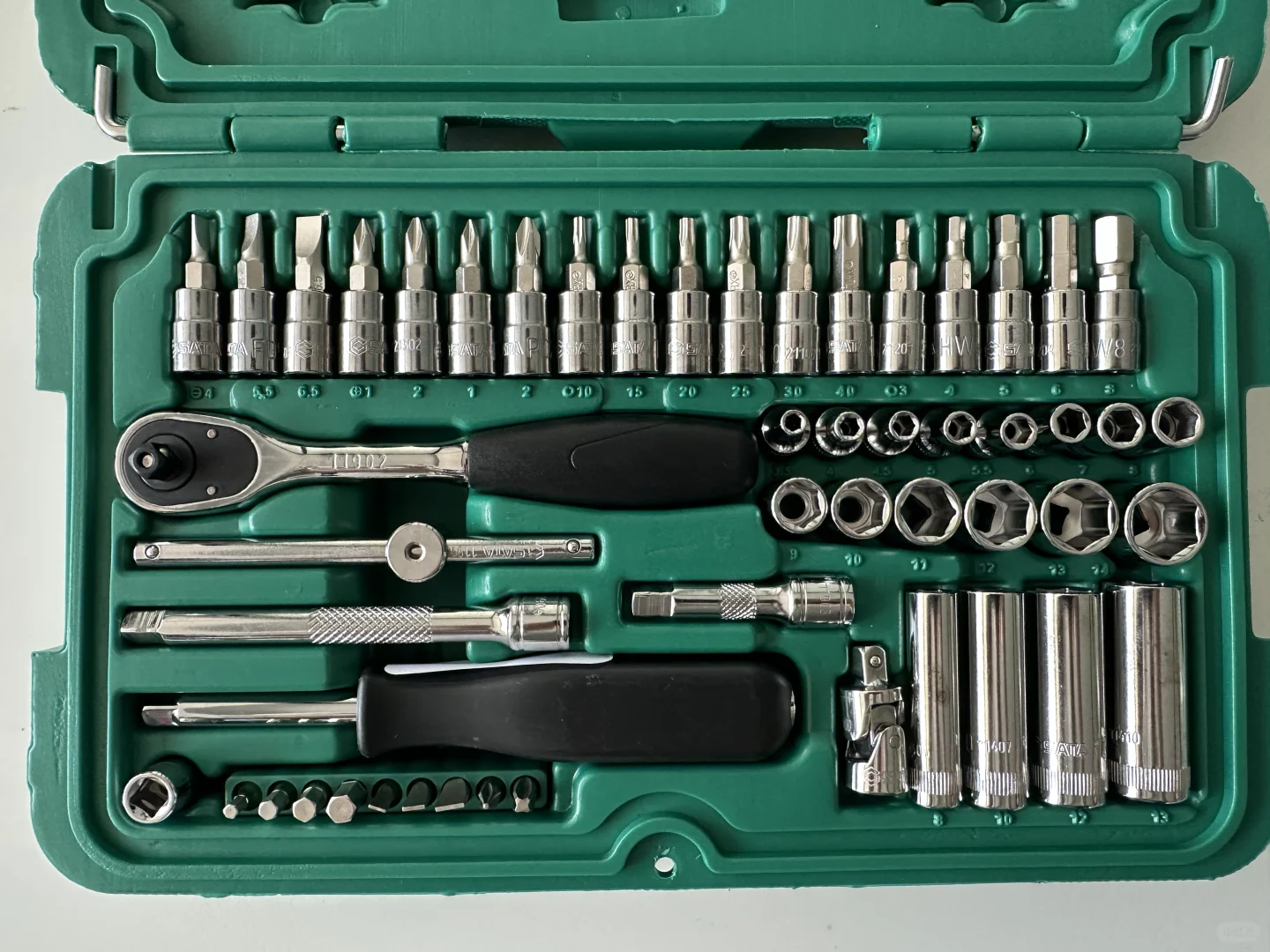 世达这套棘轮扳手好帅?