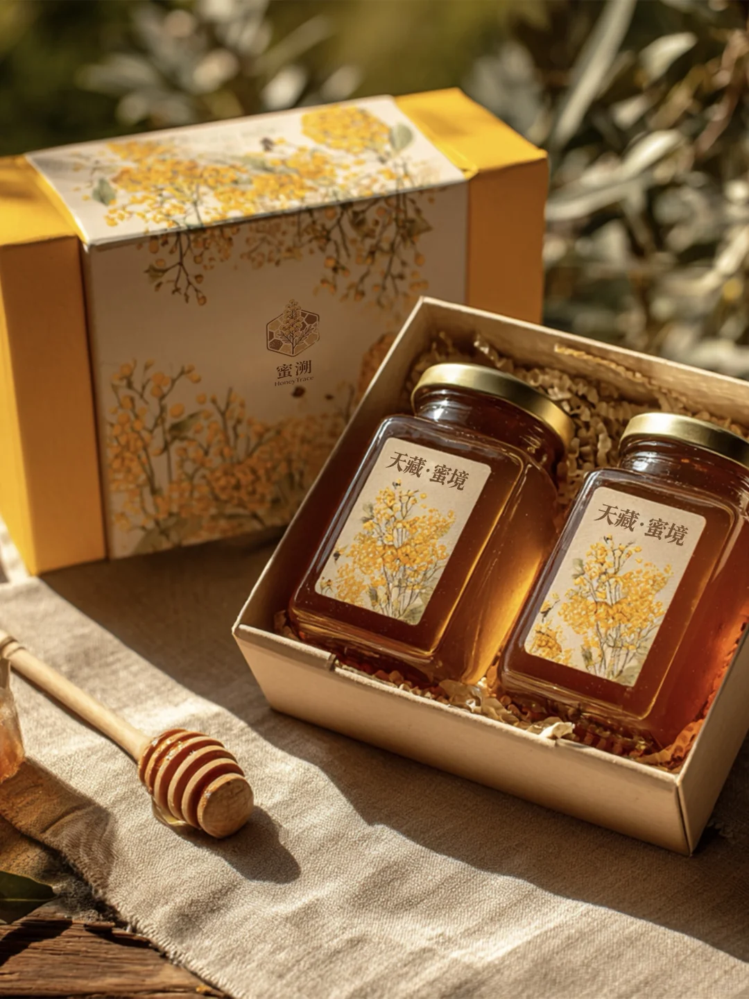质感超惊喜！这蜂蜜包装设计让早餐都变精致