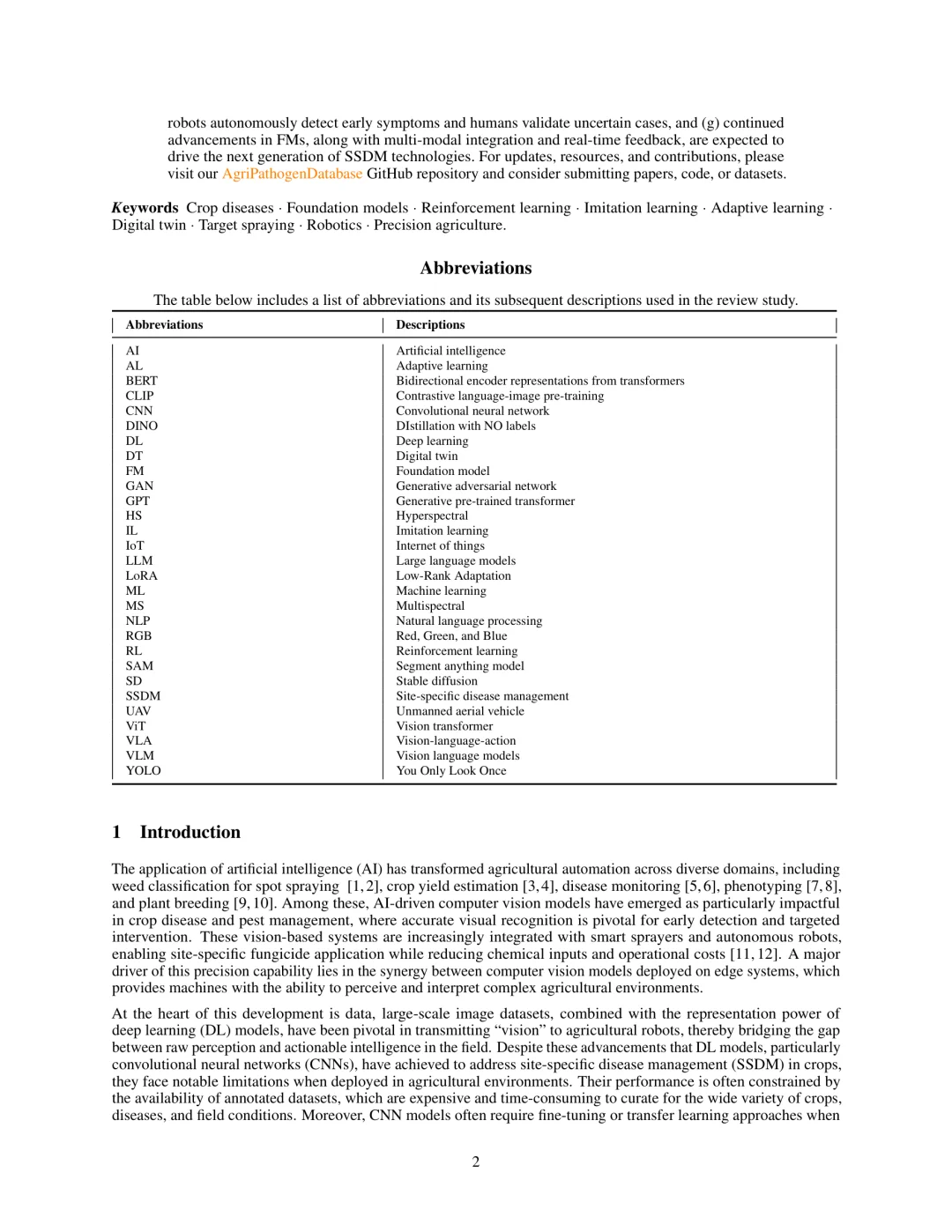 智能农业中的精准病虫害管理