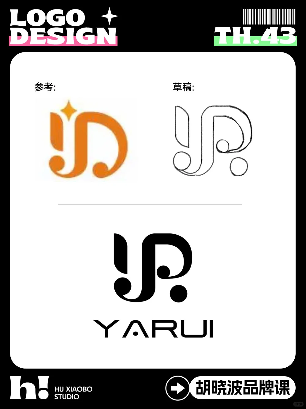 Logo设计｜多字母构成