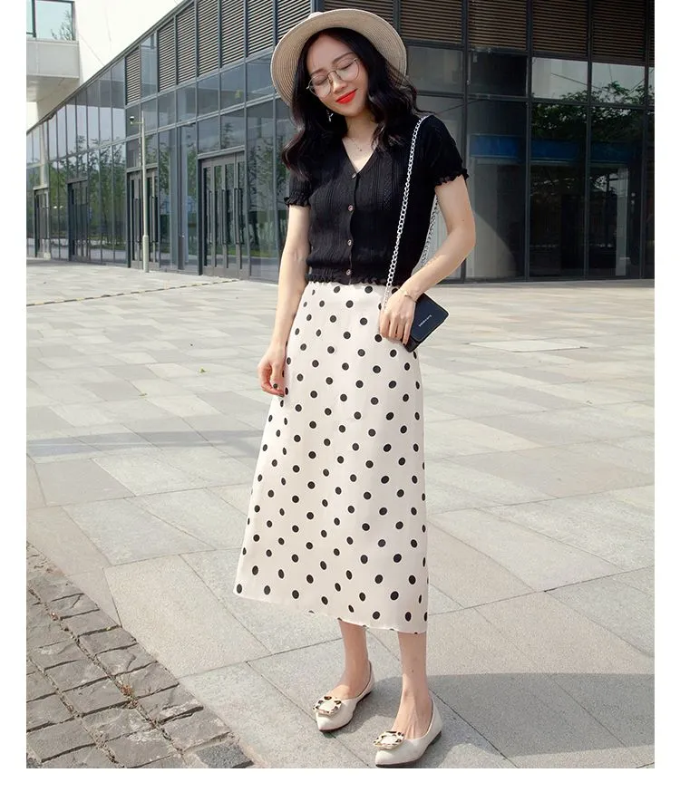 ?法式温柔！显瘦A字裙19.9还包邮