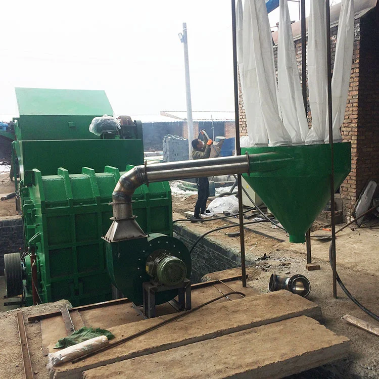 废钢铁破碎机的分选脱漆效果比较明显