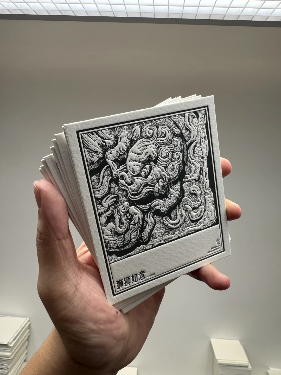 纸质石板明信片的表达方式