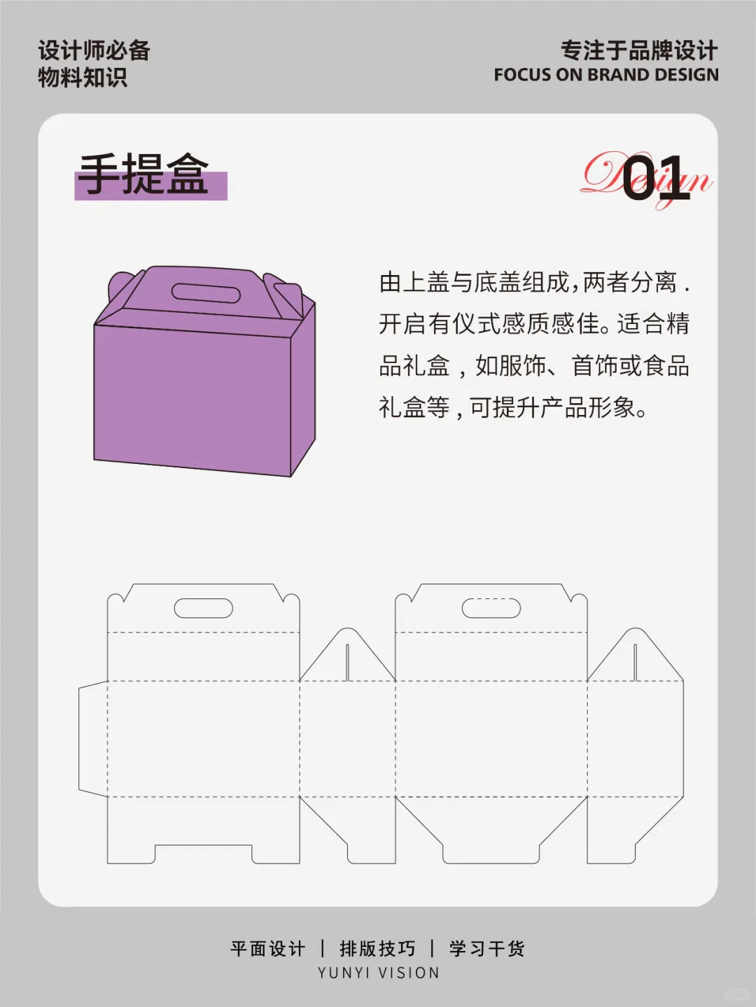 你做包装就要知道的常见盒型展开图