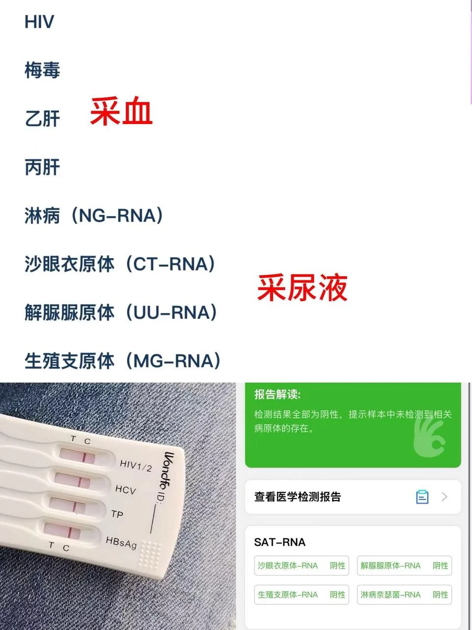 女人用男人前要关注体检（传染病检查）