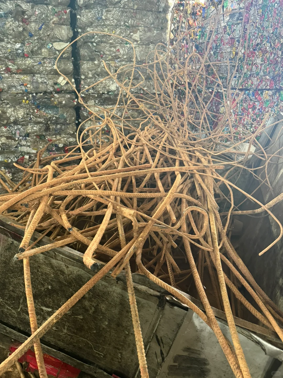 废品站日常—-靓货钢筋?废铁继续涨涨涨