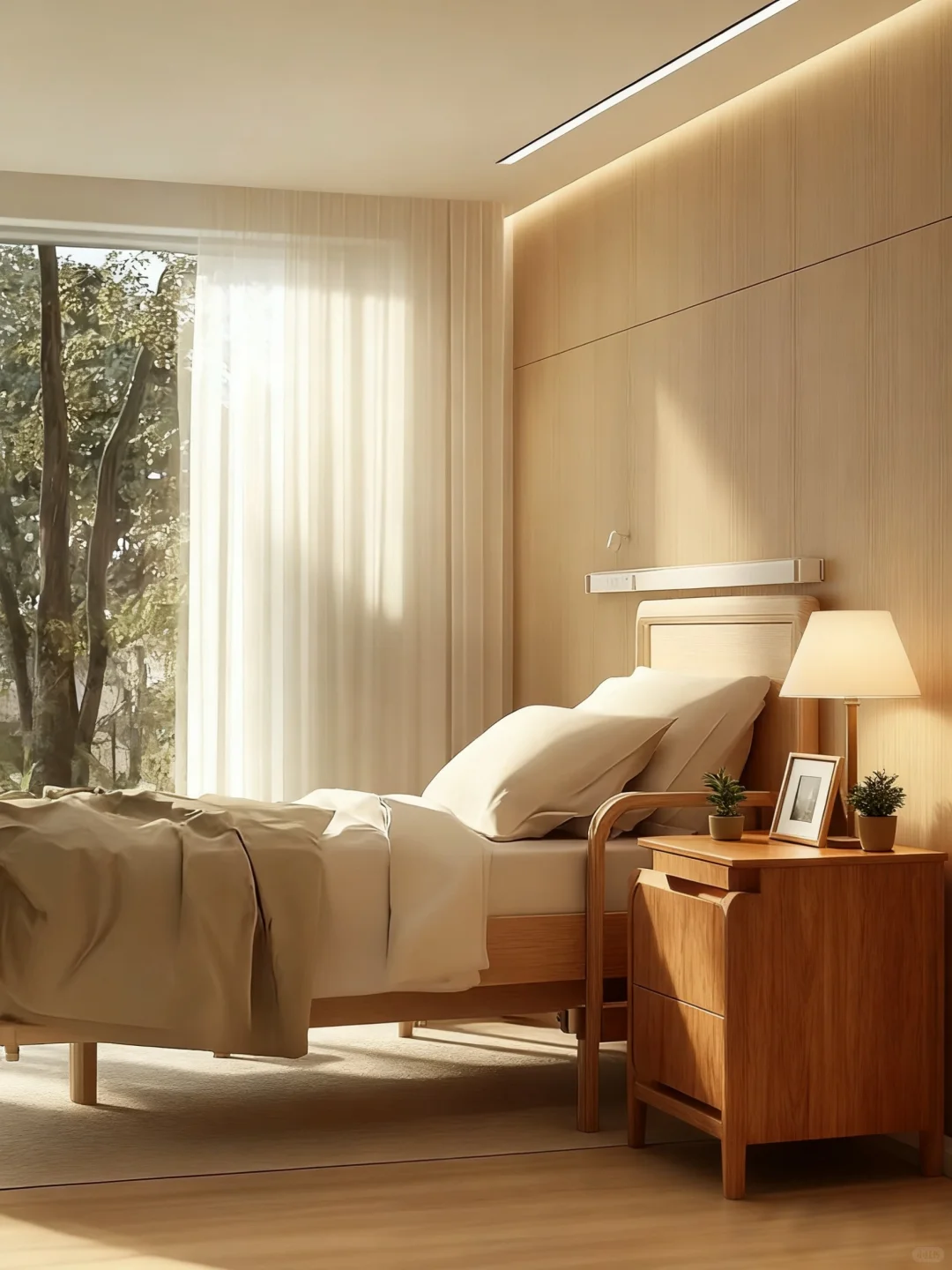 ?把“森林疗愈舱”搬回家！适老化卧室空间