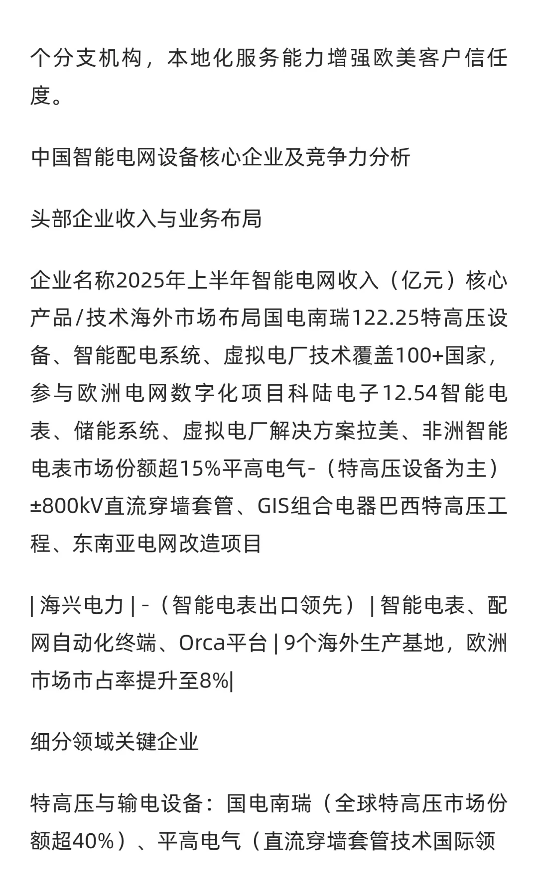 美采用中国智能电网设备的核心逻辑与主要供