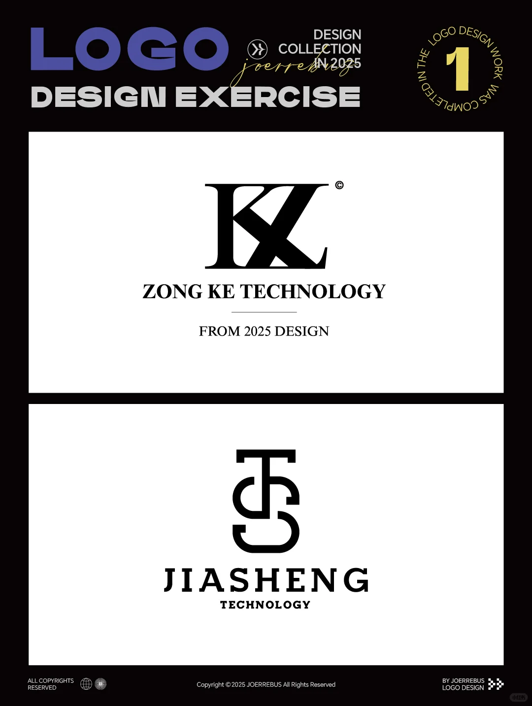 用线条重构品牌基因，极简多字母LOGO设计！