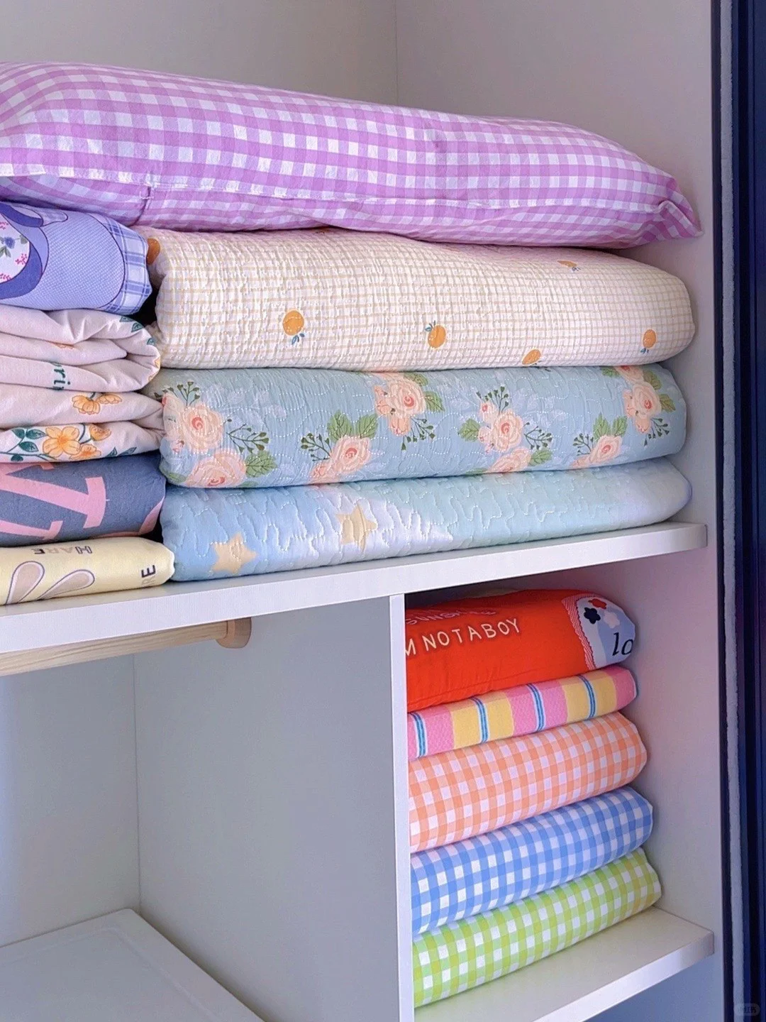 换季整理之换床单整理衣柜