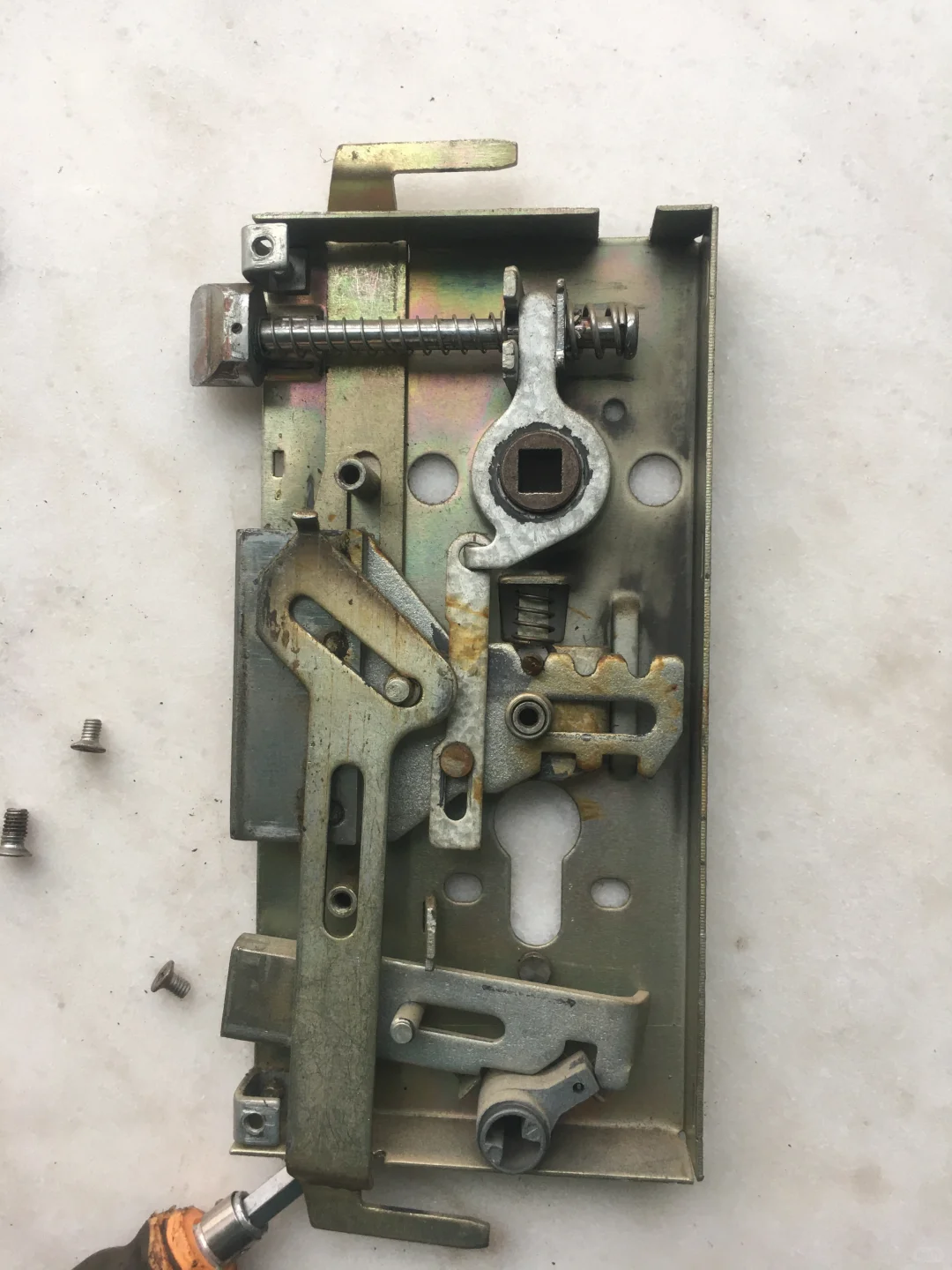 维修保养防盗门锁体