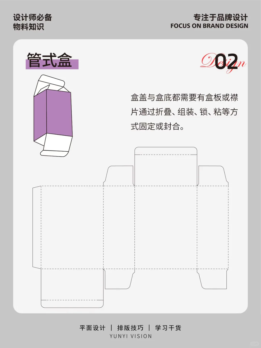 你做包装就要知道的常见盒型展开图