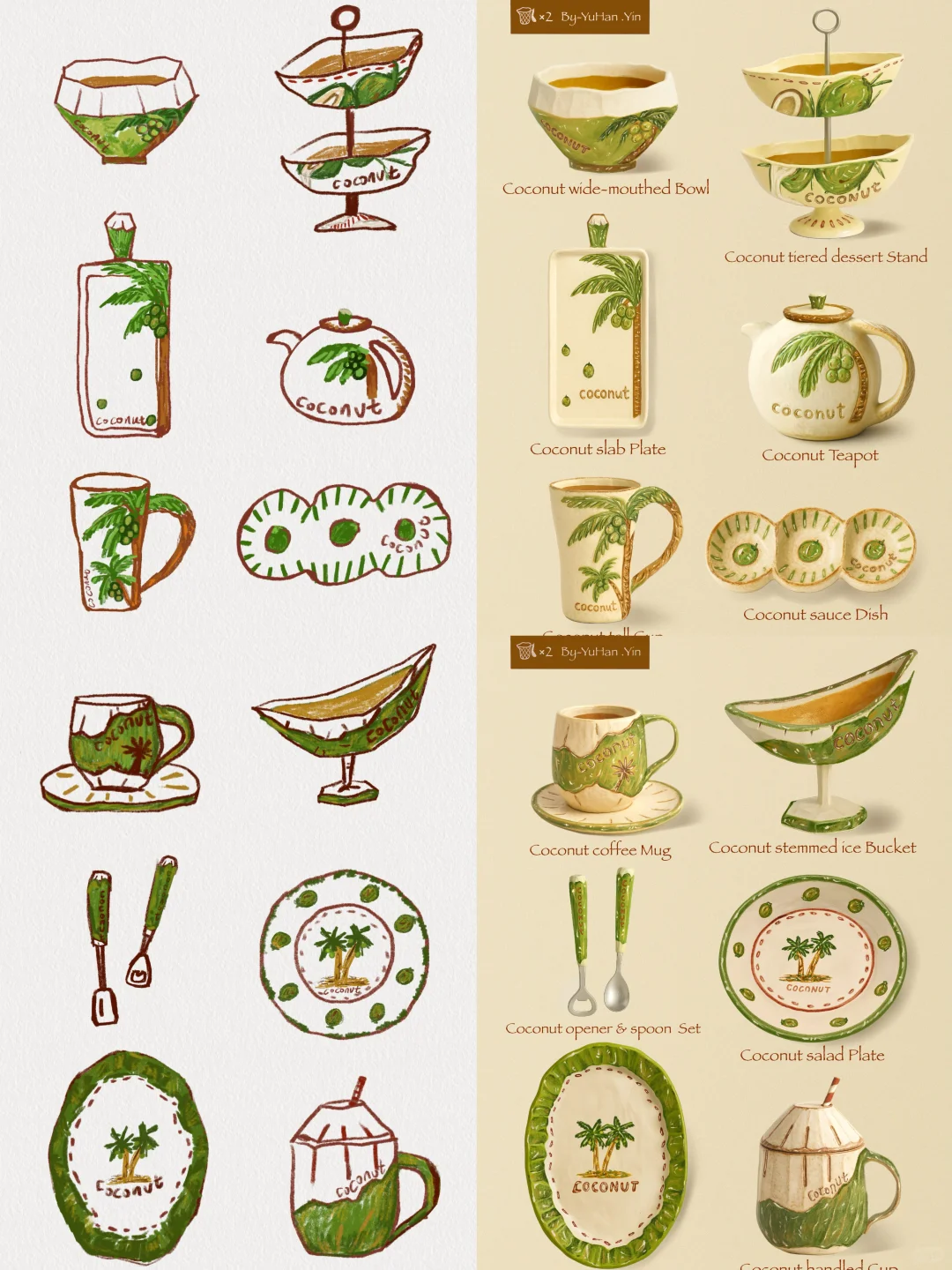 当设计手绘稿被GPT4o生成餐具实物!!!