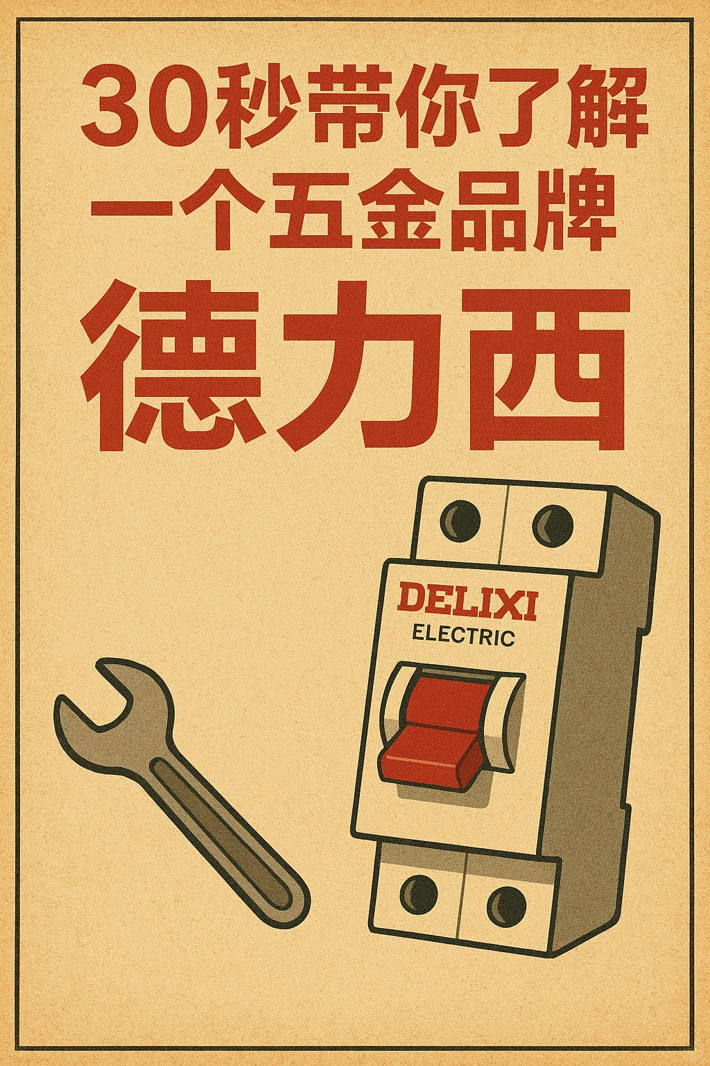 30秒带你了解一个五金品牌：德力西