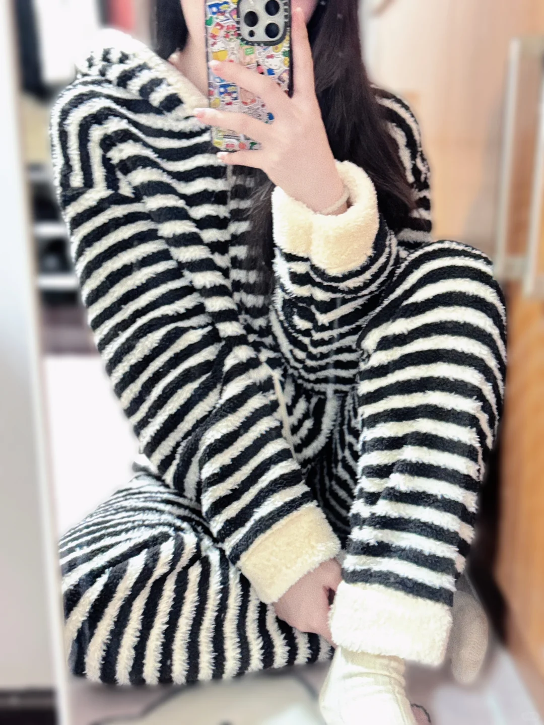 不到八十米超好穿ins条纹睡衣被我发现了～