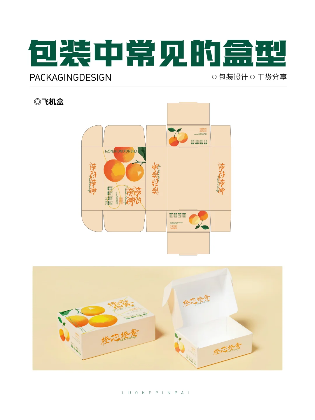 干货分享 | 包装中常见的盒型刀版图