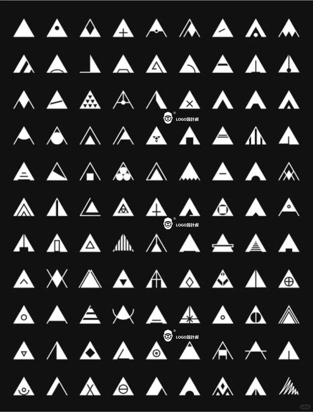 灵感采集❤️300个字母A元素图形logo设计分享