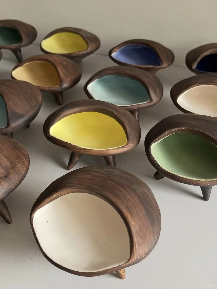 伊朗｜木头和陶瓷做的漂亮餐具?