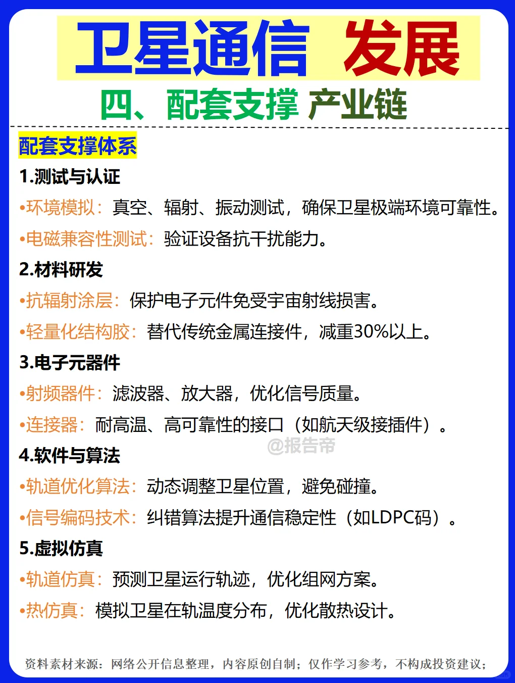 卫星通信 浪潮 12图看懂~1天1条产业链