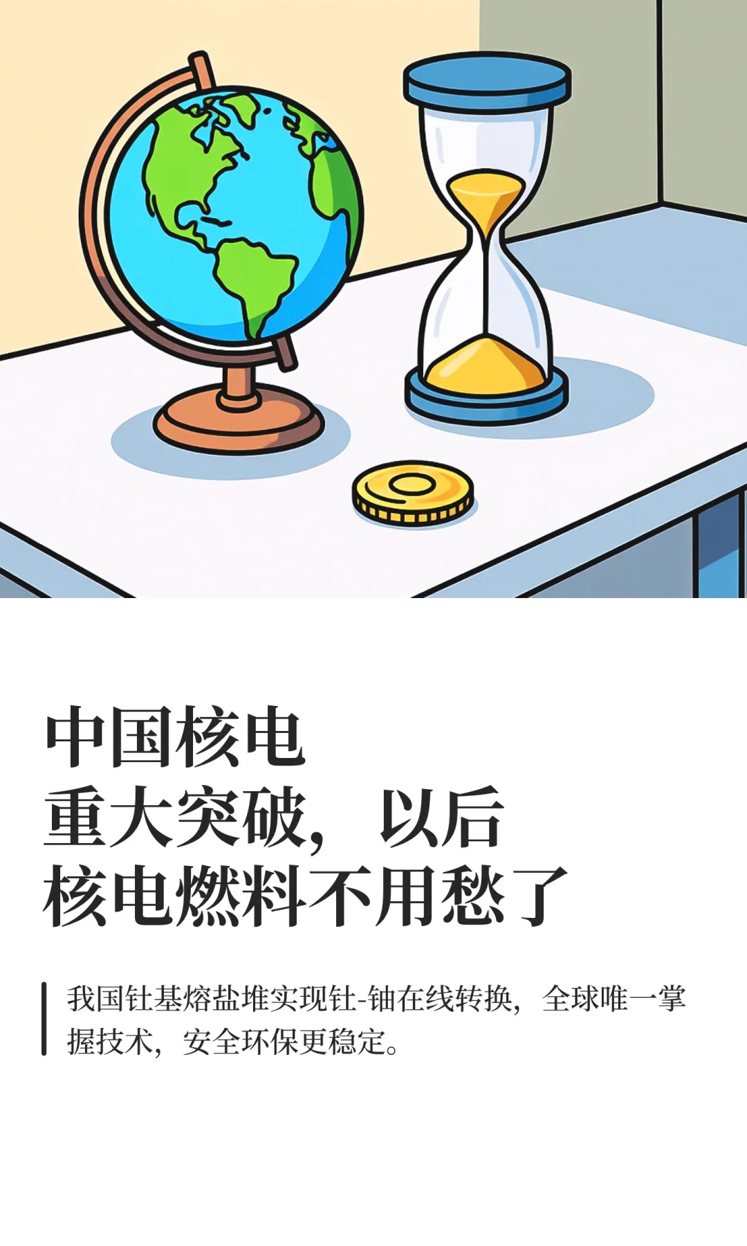 中国核电重大突破,以后核电燃料不用愁了