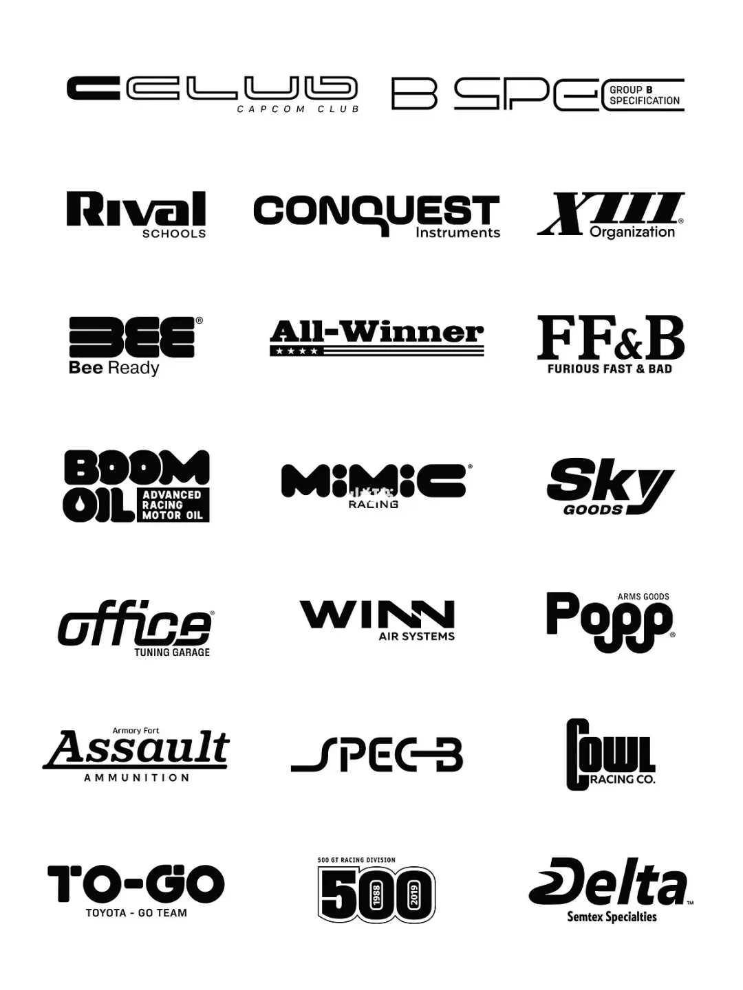 灵感采集|简约字母组合logo设计分享