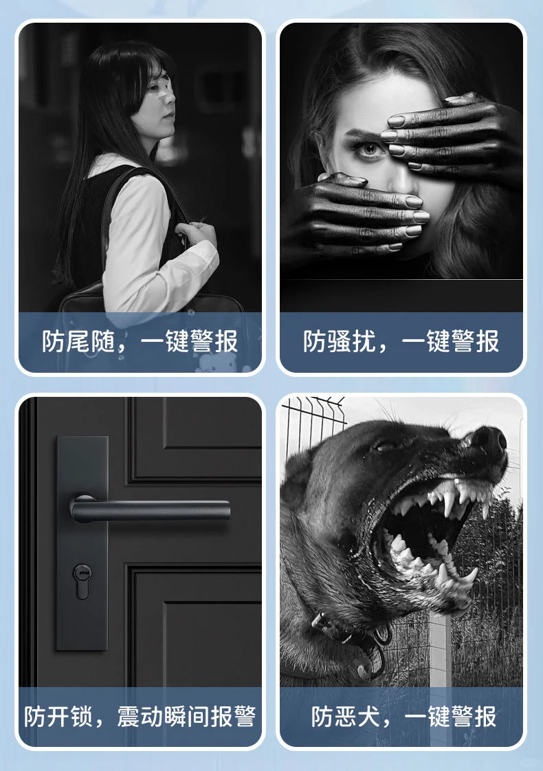 ?️居家必备！红外线摄像头防偷拍报警器?