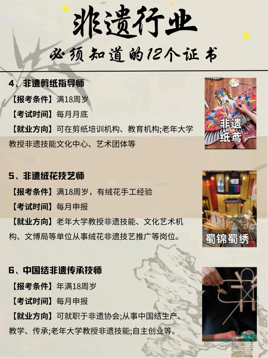 非遗爱好者别错过!这1️⃣2️⃣个专项非遗