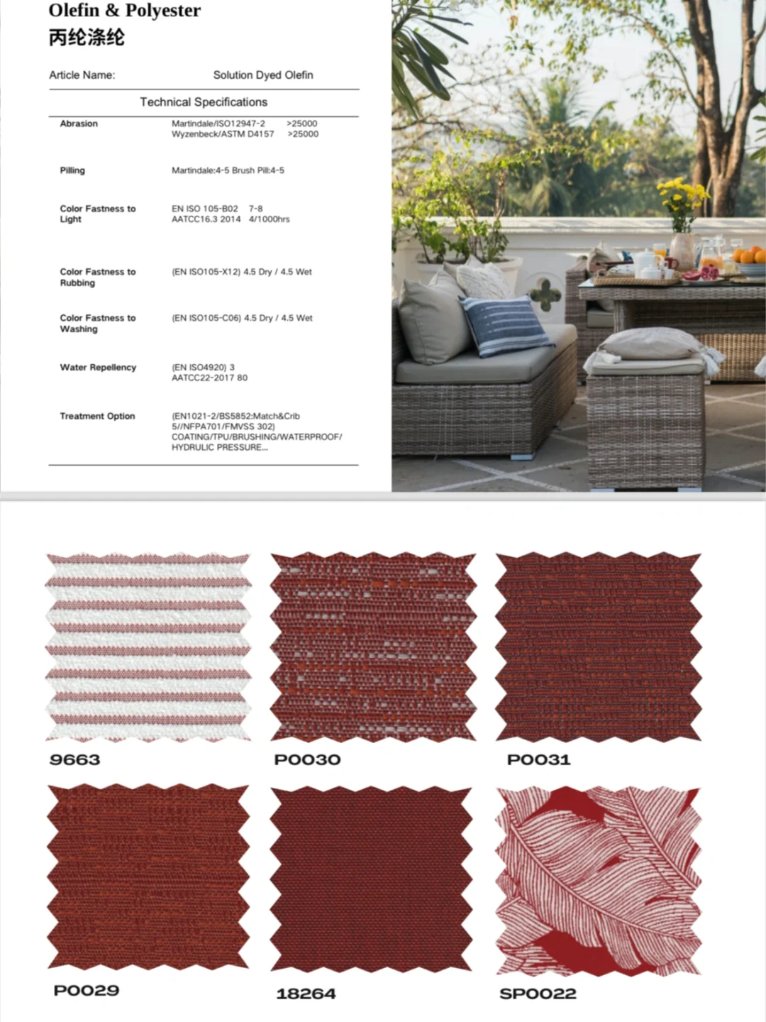 防水户外面料款式也很多