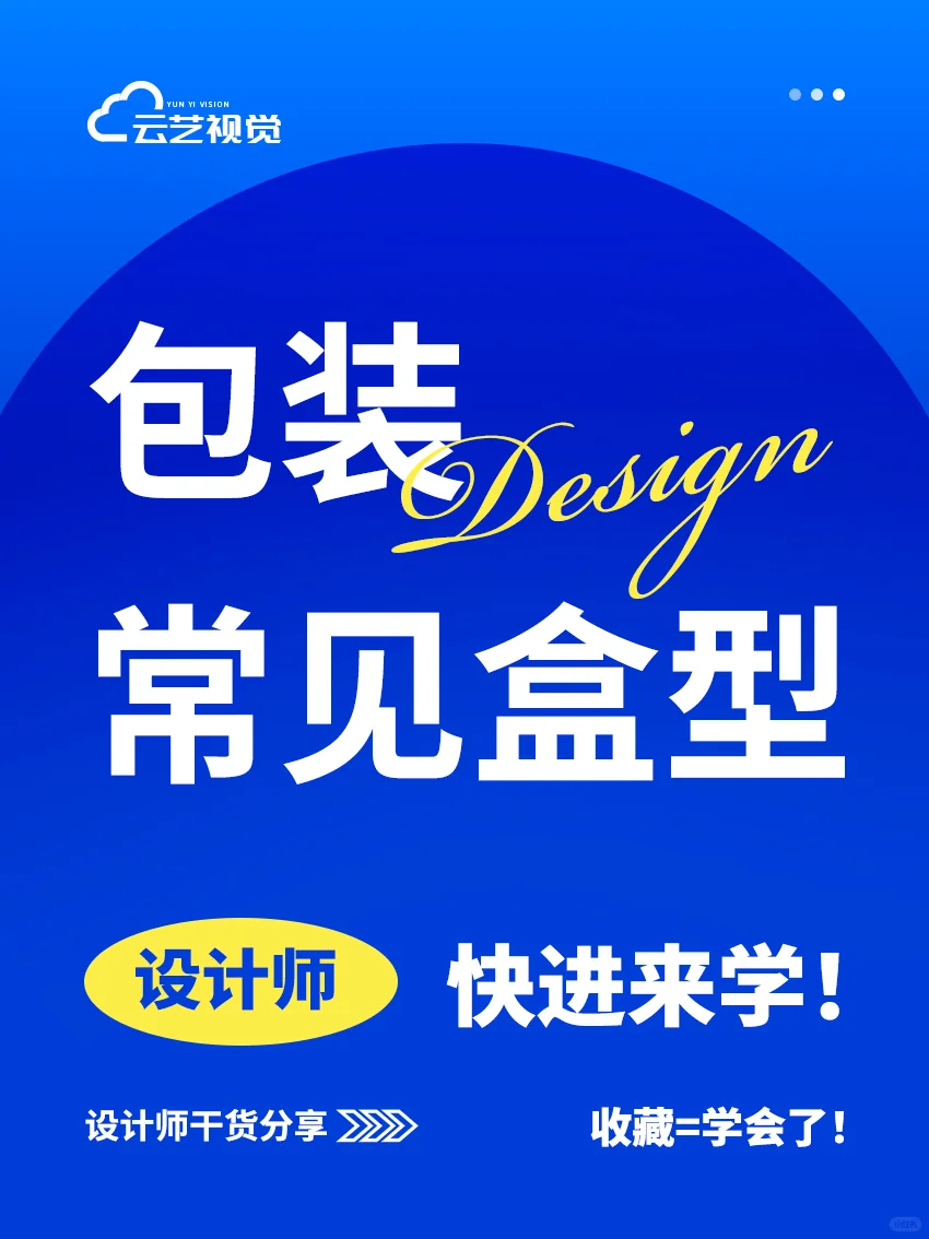 你做包装就要知道的常见盒型展开图