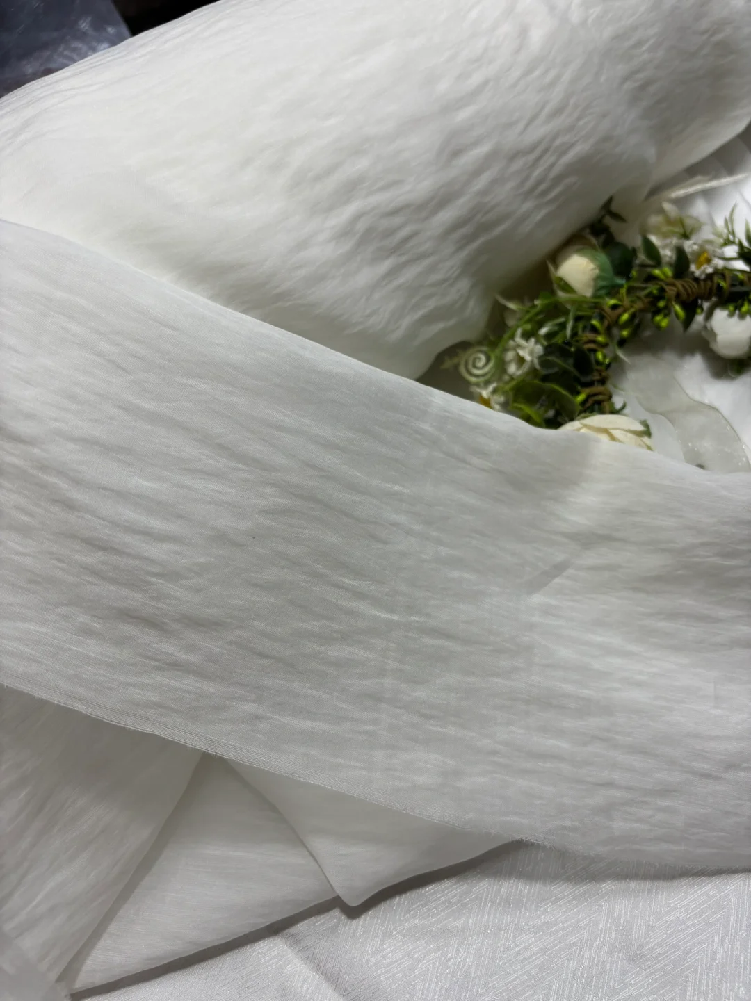 19.9元5米，白色天丝棉轻薄布料里衬透气吸汗