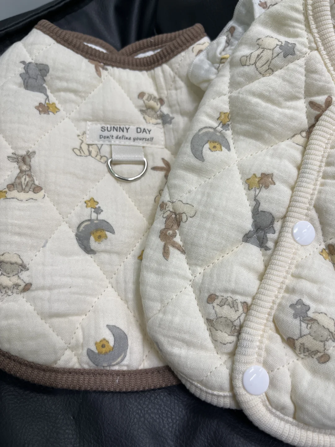 ?宠物衣服|一眼命中的纯棉纱布夹棉衣?