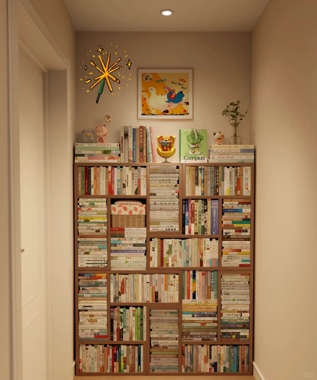 在小红书抄作业哈哈～墙角空间利用得太绝了，