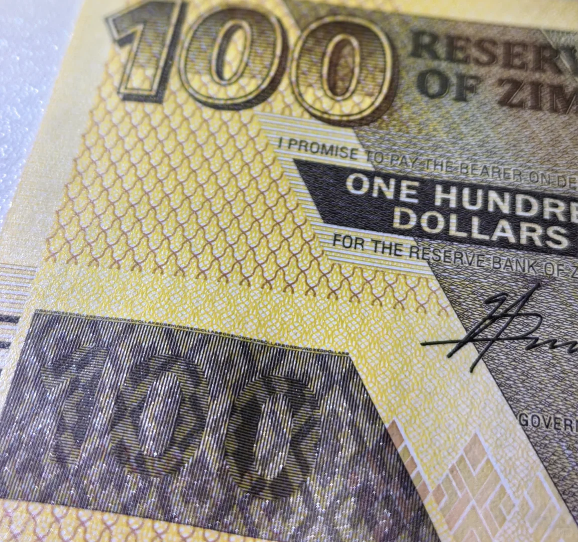 每日一钞:津巴布韦100元(2020版)