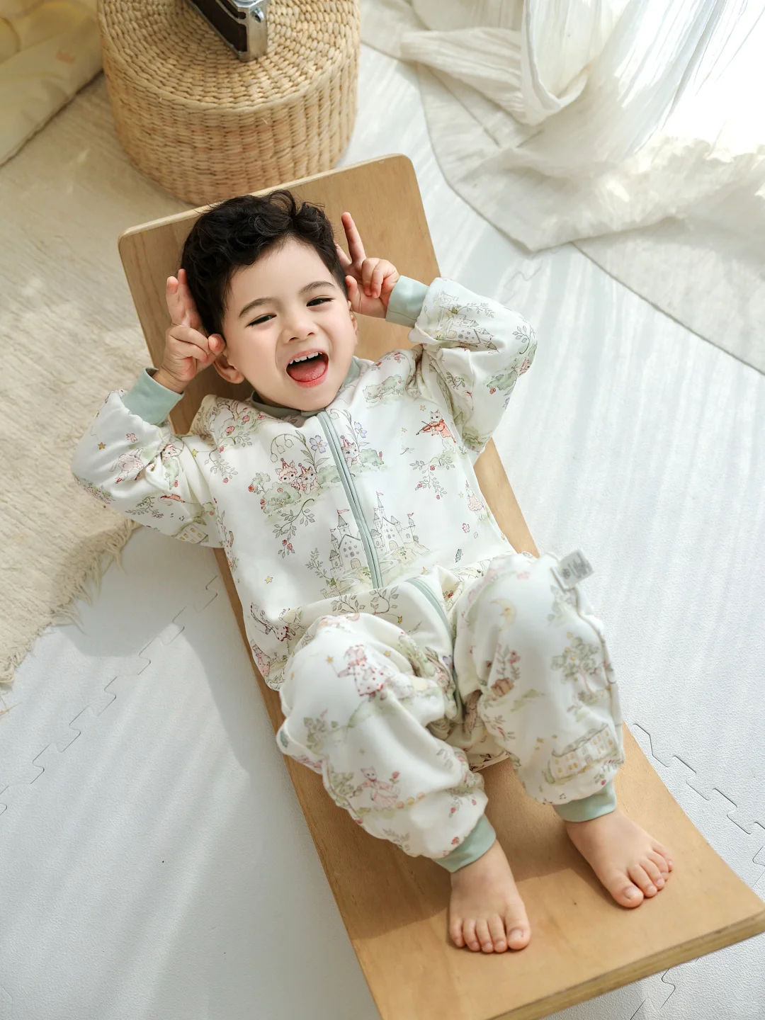 秋冬养娃救命❗️童话风睡袋太给力了!